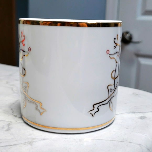 Rudolph Flying Right Gold Rimmed Mug - Picture 4 of 7